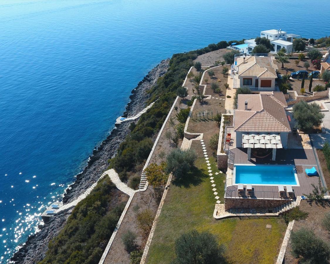 Iris Villas Lefkada - Marine Villa With Private Sea Access Syvota Dış mekan fotoğraf