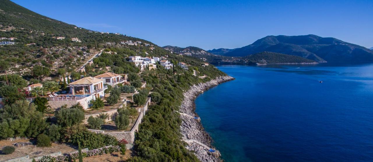 Iris Villas Lefkada - Marine Villa With Private Sea Access Syvota Dış mekan fotoğraf
