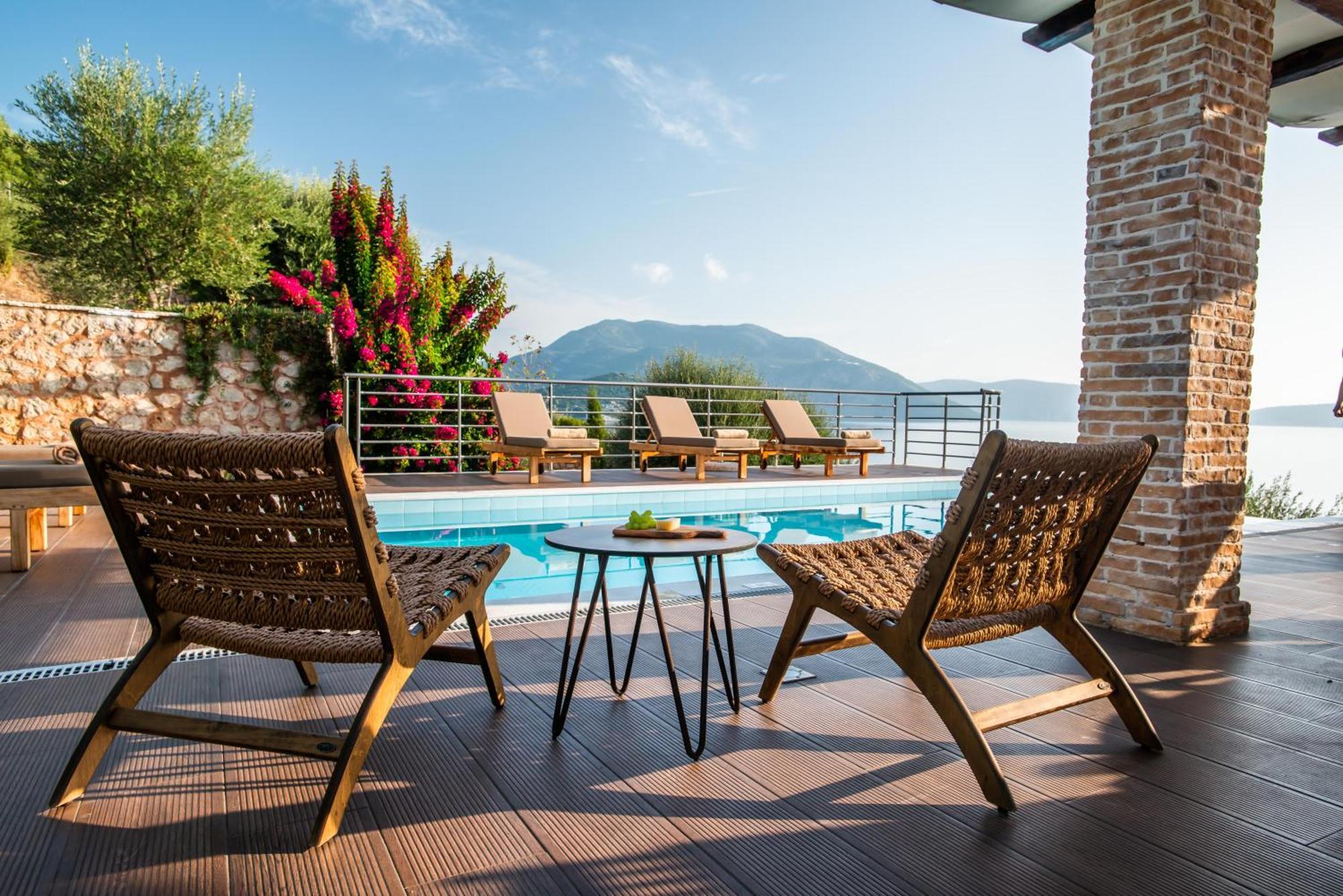 Iris Villas Lefkada - Marine Villa With Private Sea Access Syvota Dış mekan fotoğraf