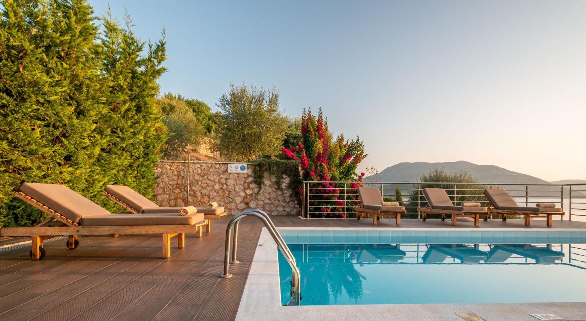 Iris Villas Lefkada - Marine Villa With Private Sea Access Syvota Dış mekan fotoğraf