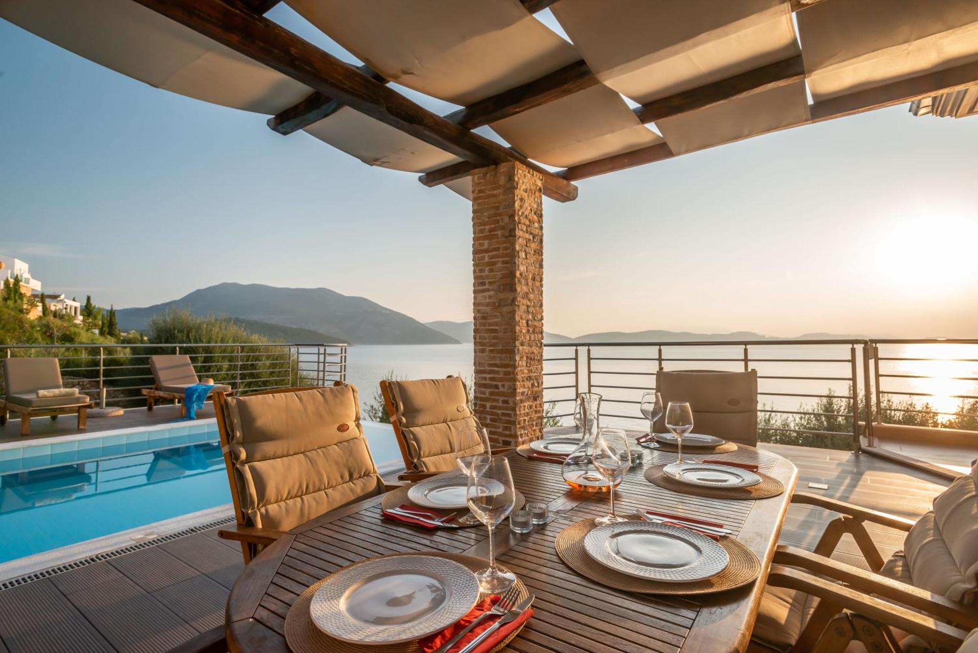 Iris Villas Lefkada - Marine Villa With Private Sea Access Syvota Dış mekan fotoğraf