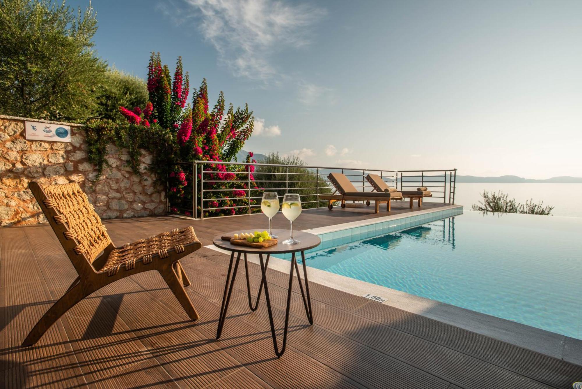 Iris Villas Lefkada - Marine Villa With Private Sea Access Syvota Dış mekan fotoğraf