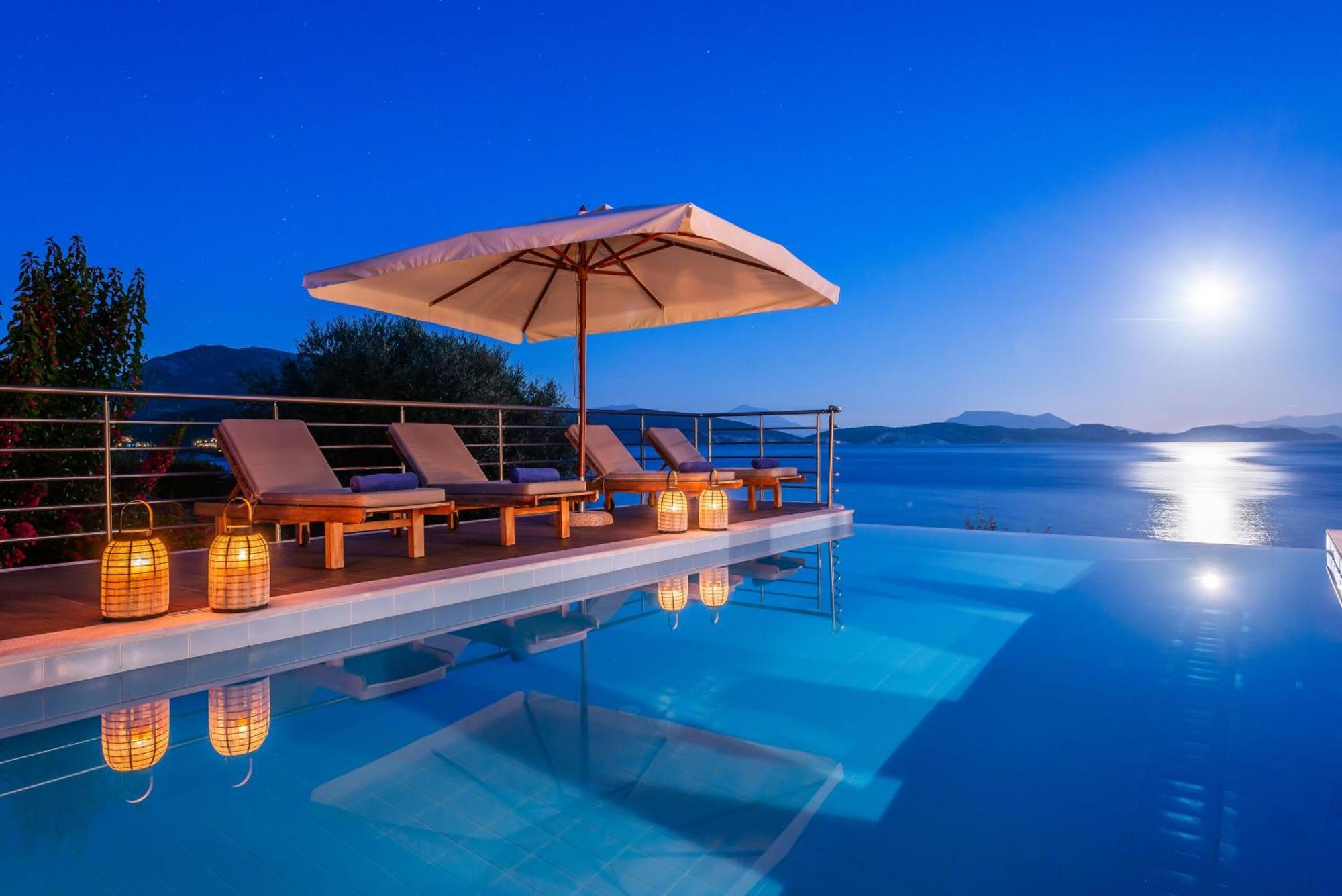 Iris Villas Lefkada - Marine Villa With Private Sea Access Syvota Dış mekan fotoğraf