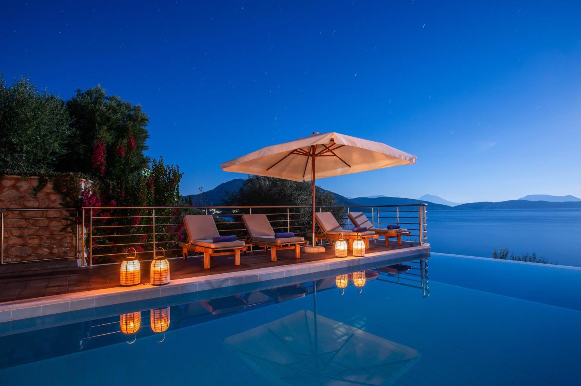Iris Villas Lefkada - Marine Villa With Private Sea Access Syvota Dış mekan fotoğraf
