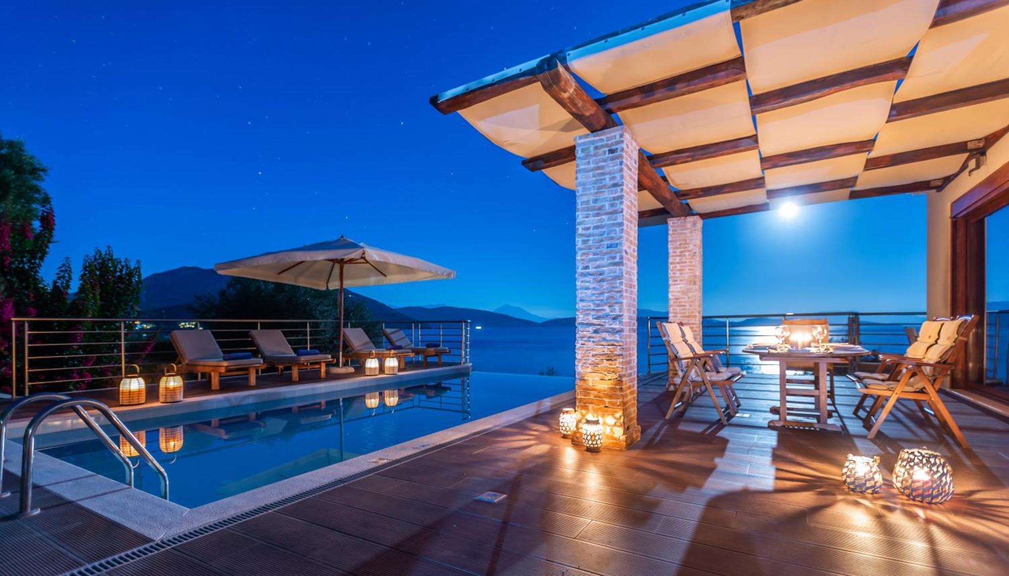 Iris Villas Lefkada - Marine Villa With Private Sea Access Syvota Dış mekan fotoğraf